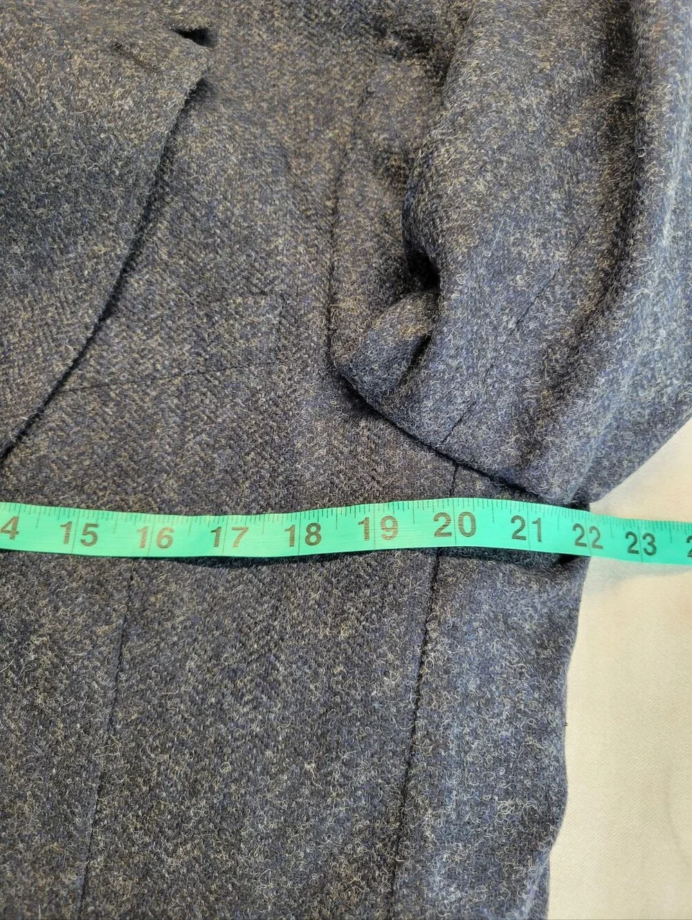 JCrew Mens Ludlow Blazer English herringbone MOON tweed Navy 42R c8778